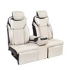 Electric Adjustable Leather Auto rear Seat Luxurious three people Car chair