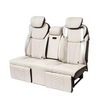 Electric Adjustable Leather Auto rear Seat Luxurious three people Car chair