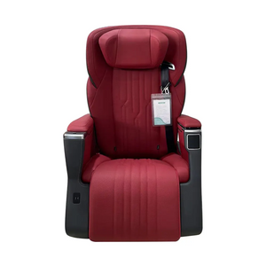 VIP Luxury Electric Reclining Leather Car Seat for Modification - Fits Van, MPV, RV, Sprinter, Vito