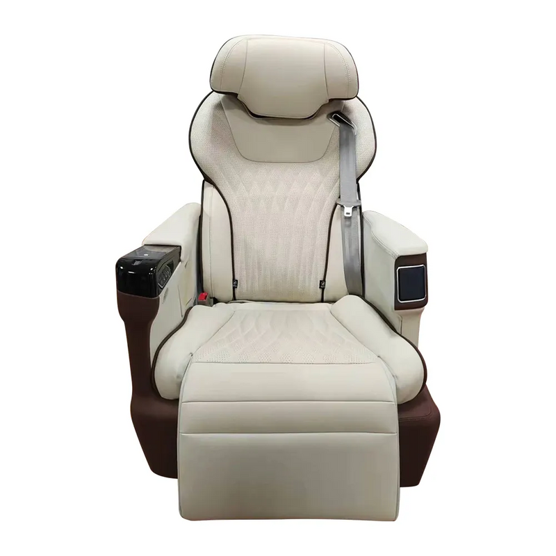 Luxury Electric VIP Leather Car Seat for Tuning MPV Limousine Van With Car Gauge Level Touch Screen