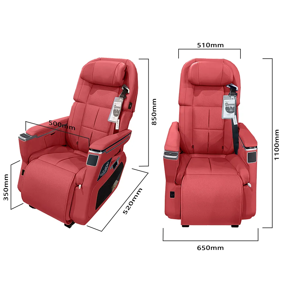 Vip Luxury Customized electric Leather Car Seat For Modification Sprinter vito with Ventilation/Heating/Massage