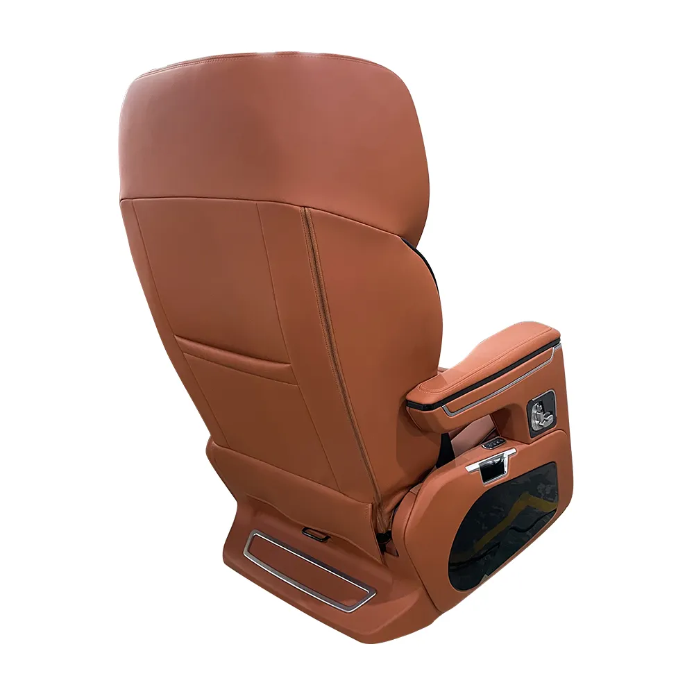 VIP Luxury Electric Reclining Leather Car Seat for Modification - Fits Van, MPV, RV, Sprinter, Vito