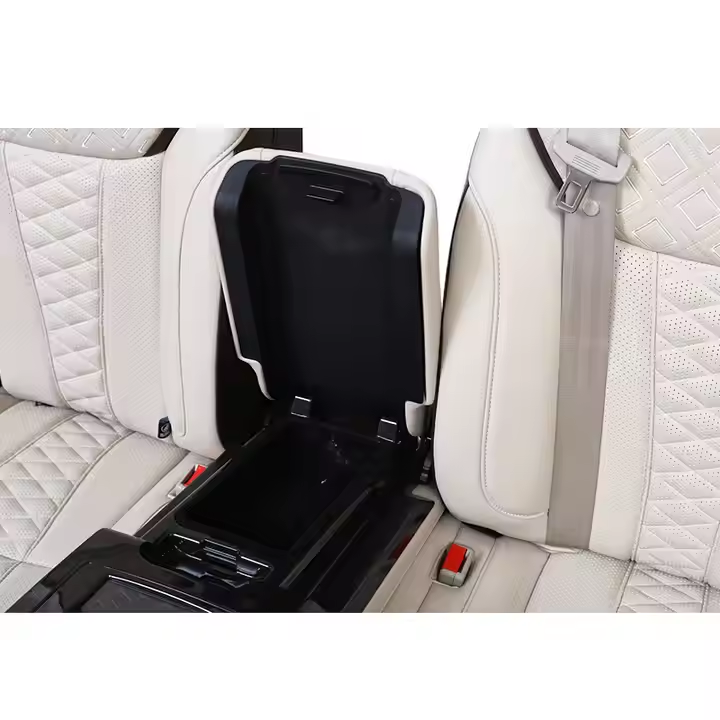 Electric Adjustable Leather Auto rear Seat Luxurious three people Car chair