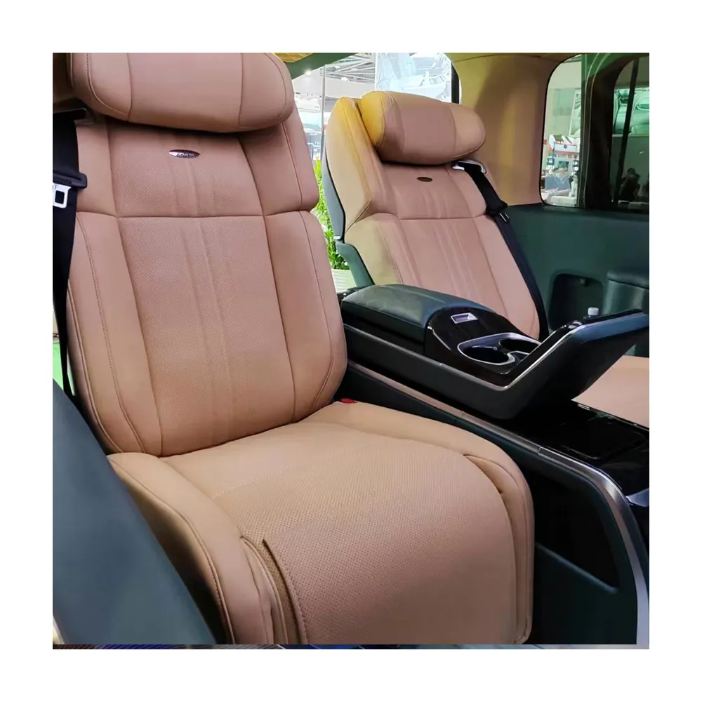 Custom Factory Auto Conversion Luxury van rear console armrest controlscreen SUV seats for Land Cruiser